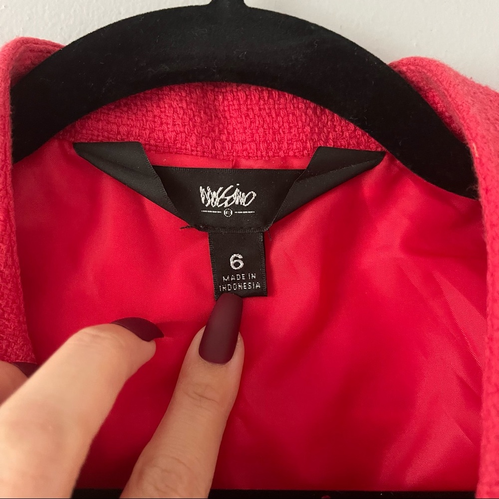 Mossimo side zip blazer style jacket with zipper details - Picture 2 of 4